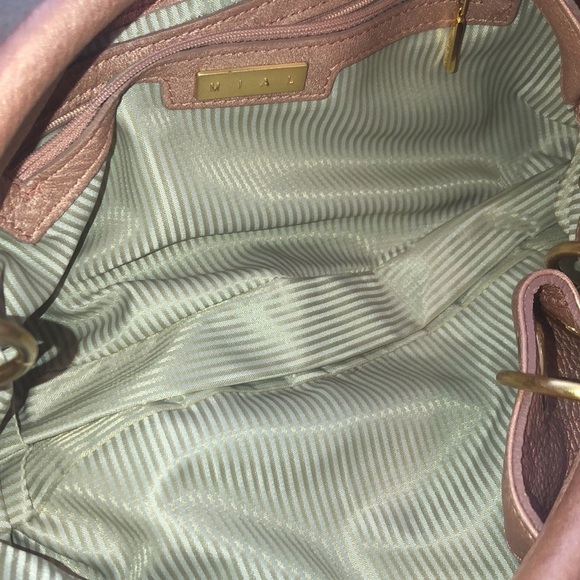 MIAL Metallic Pink Leather Bag - Picture 7 of 7